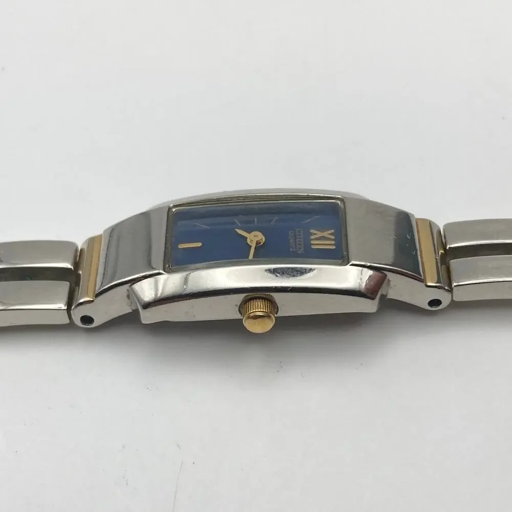 Citizen Women's Rectangle Dress Watch 14mm - New Battery - Wrist 6
